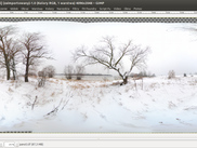 panorama with transparent top and bottom